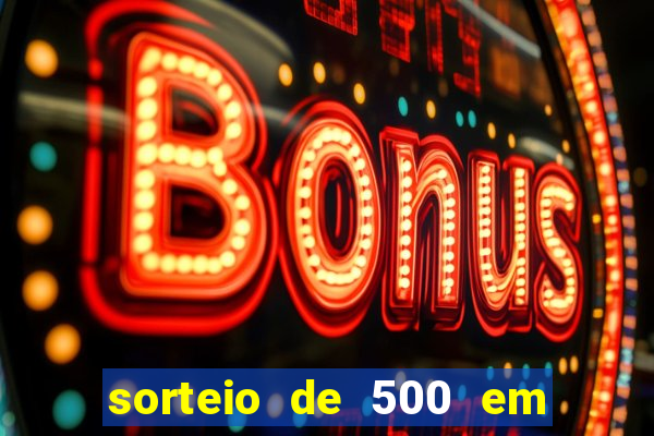 sorteio de 500 em cash toda segunda feira novibet